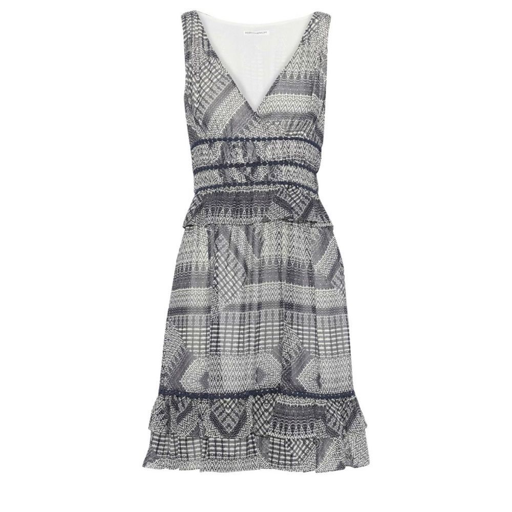 Rebecca‎ Minkoff Lucille sleeveless ruffle dress size 2